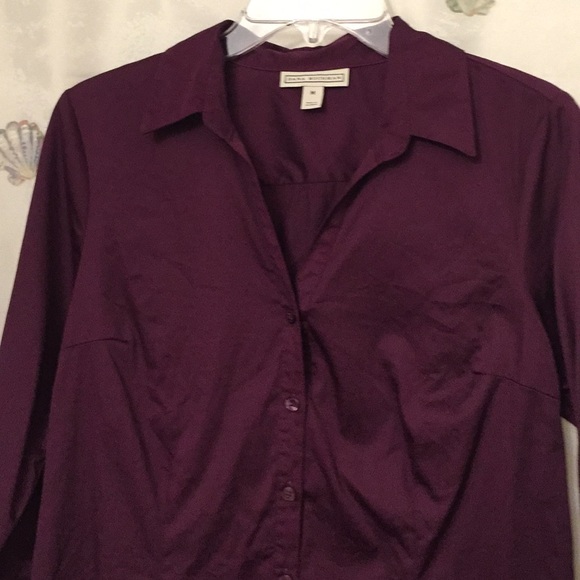 Button Down Top by Dana Buchman size M - Picture 3 of 7